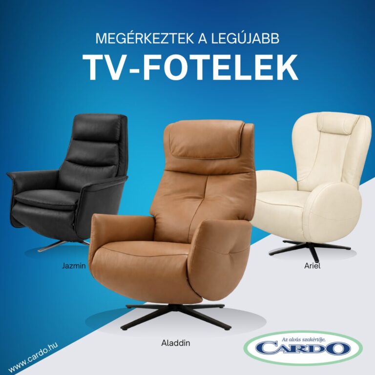 Megérkeztek a legújabb TV-fotelek